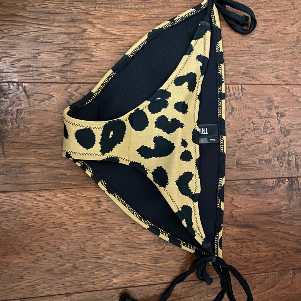 leopard triangl bottoms